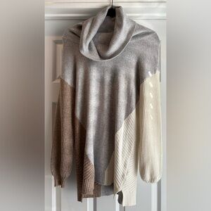 Maurices Tri-Tone Cowl Neck Sweater